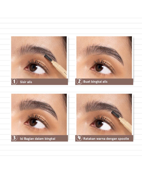 LONG LASTING EYEBROW PEN - CHARCOAL GREY