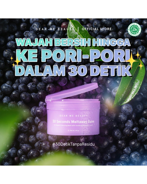 Dear Me Beauty Cleansing Balm - Meltaway Balm Blueberry (Hyaluronic Acid)