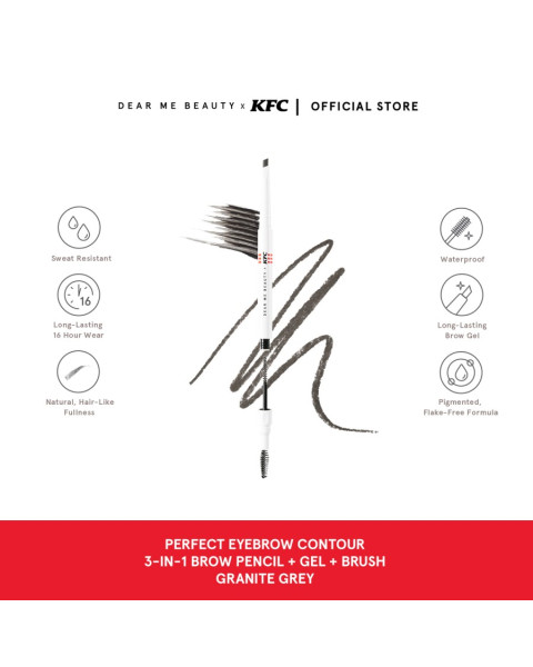 Dear Me Beauty X KFC Perfect Eyebrow Contour - Granite Grey