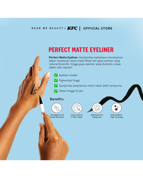 Dear Me Beauty X KFC Perfect Matte Eyeliner