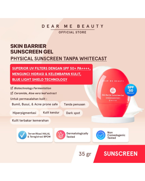 Dear Me Beauty Skin Barrier Sunscreen SPF 50 PA++++