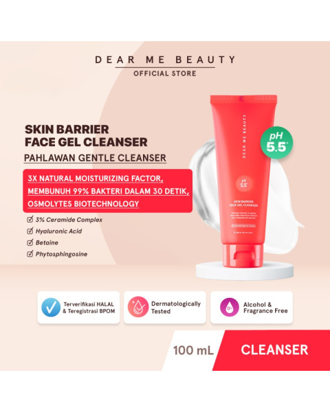 Dear Me Beauty Face Wash - Skin Barrier Face Gel (Ceramide) 100ml