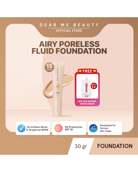 Airy Poreless Fluid Foundation - N01 Nude Ivory