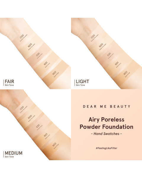 DEAR ME BEAUTY AIRY PORELESS POWDER FOUNDATION