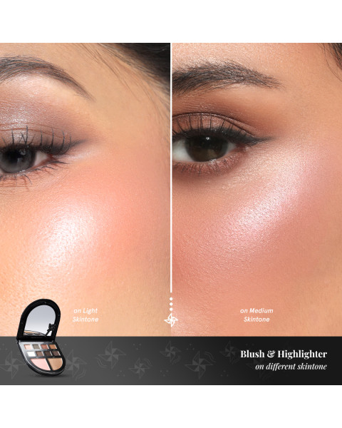 DEAR ME BEAUTY x Wilsen Willim - Garis Waktu Face Palette