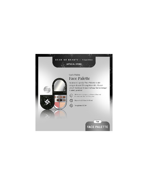 DEAR ME BEAUTY x Wilsen Willim - Garis Waktu Face Palette